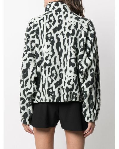Nike Nsw Leopard-print Jacket in Grey 