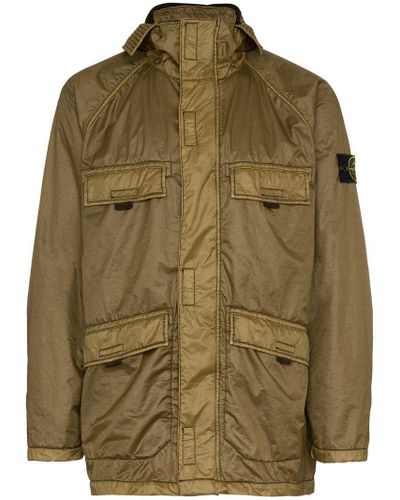 stone island olive jacket