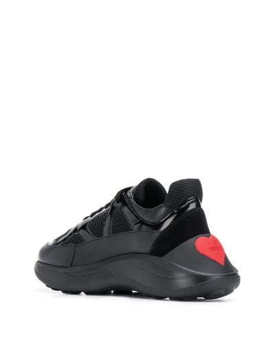 love moschino heart runner trainers