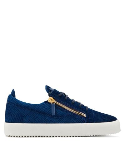 blue suede giuseppe zanotti