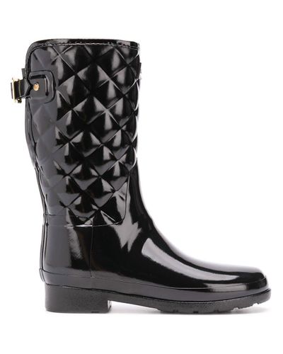 hunter padded wellies