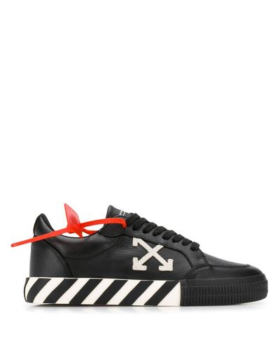 Zapatillas con brida Off-White c/o Virgil Abloh de Cuero de color Negro  para hombre | Lyst