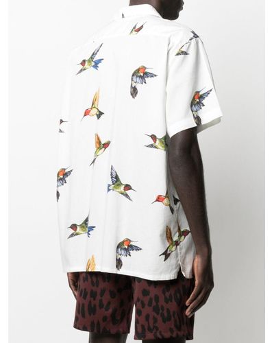 Levi's Bird-print Short-sleeve Shirt in 