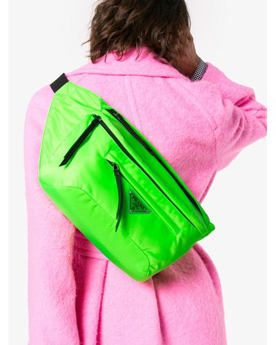 prada fluorescent bag