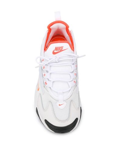 Baskets blanc casse et orange Zoom 2K Cuir Nike en coloris Blanc - Lyst
