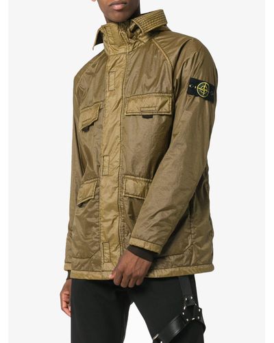 stone island lamy flock olive