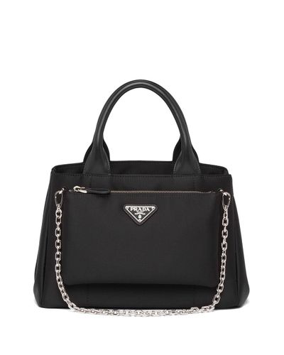 prada chain tote