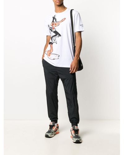 T-shirt Daffy Duck con stampaIceberg in Cotone da Uomo colore Bianco | Lyst