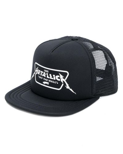 Vans Synthetic Metallica Cap in Black 
