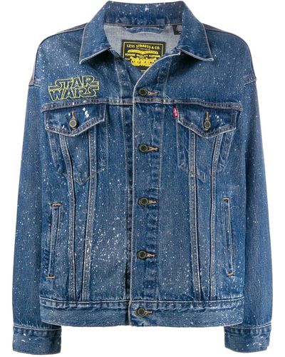 Levi's X Star Wars Denim Jacket in Blue | Lyst