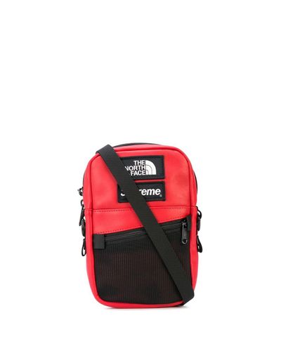 north face supreme side bag