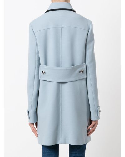prada blue coat