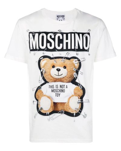 mens moschino bear t shirt