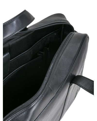 Cerruti Leather Laptop Bag in Black for Men - Lyst