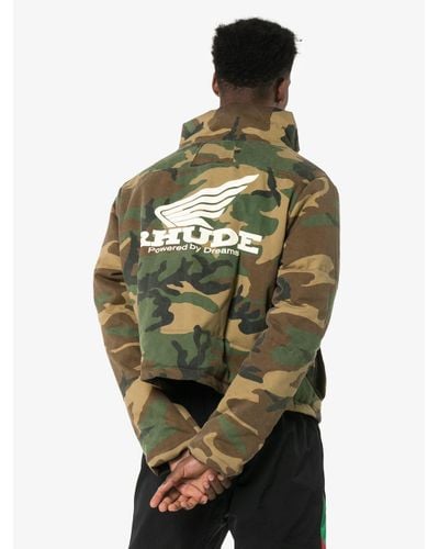 rhude camo jacket