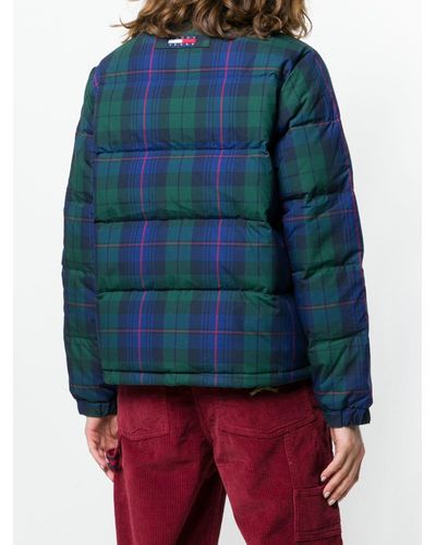 tommy hilfiger tartan coat