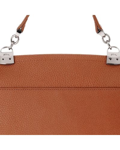 longchamp madeleine caramel