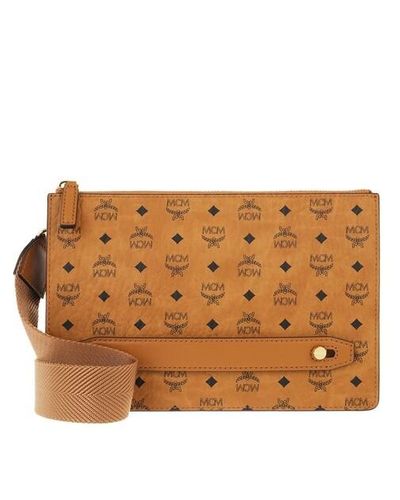 mcm clutch with strap
