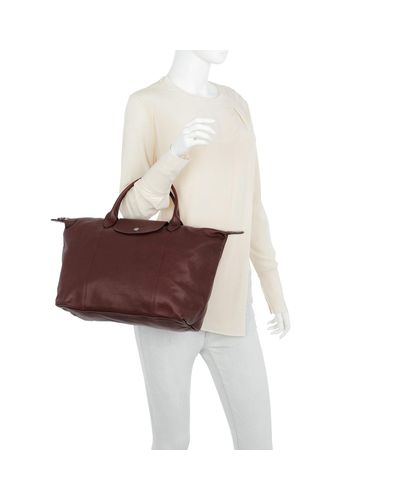 longchamp red lacquer