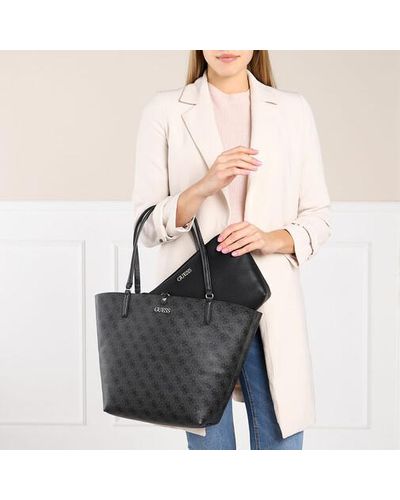 guess alby toggle tote black