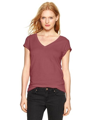 gap v neck women's t shirts