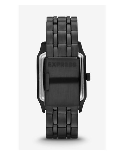 Express Automatic Skeleton Bracelet Watch - Black for Men | Lyst