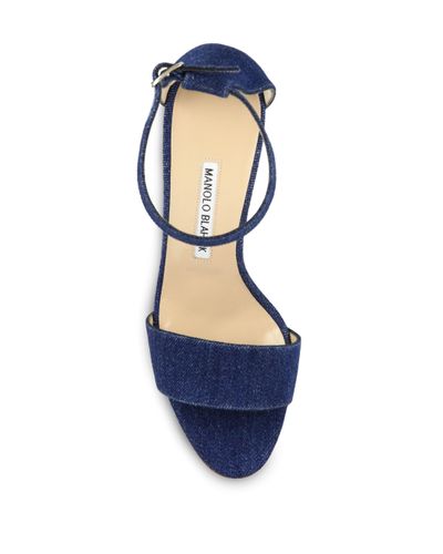 manolo blahnik denim