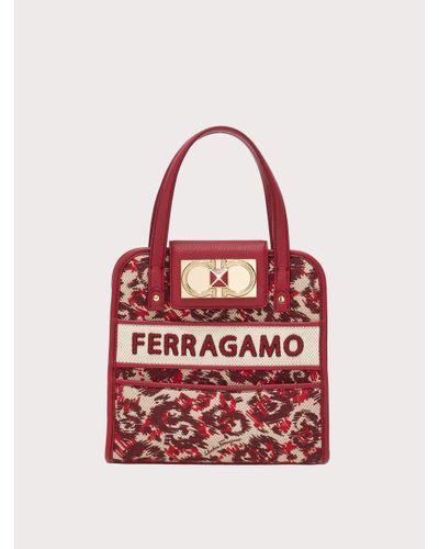 Ferragamo Iconic Minibag - Red