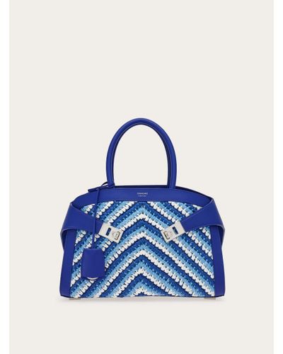 Ferragamo Hug handbag (S) - Bleu