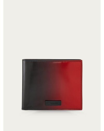 Ferragamo Dual Tone Wallet - Red