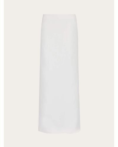Ferragamo Long Skirt - White