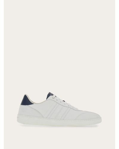 Ferragamo Leather Sneakers - White