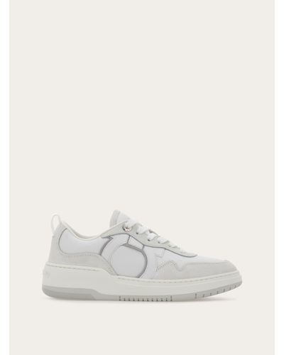 Ferragamo Women Gancini Sneaker - White