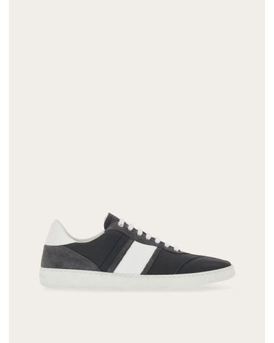 Ferragamo Low Sneaker With Signature - White
