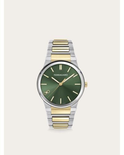 Ferragamo Men Sapphire Watch - Green