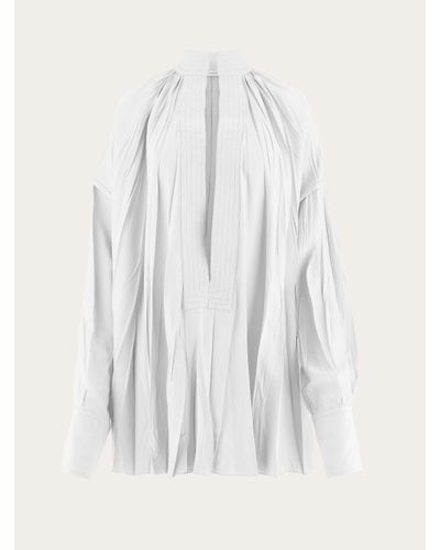 Ferragamo Kaftan shirt - Blanc