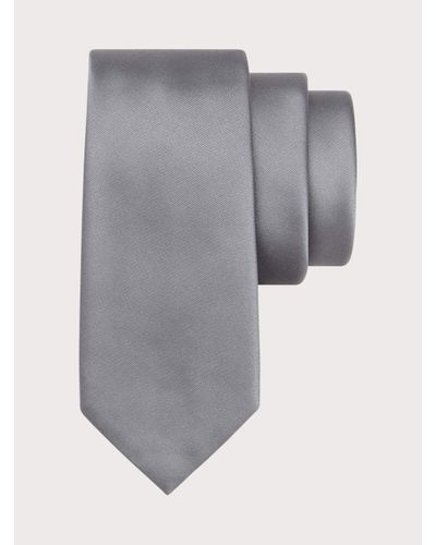Ferragamo Silk Tie - Grey
