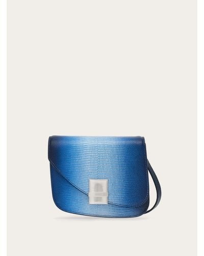 Ferragamo Women Fiamma Crossbody Bag (s) - Blue