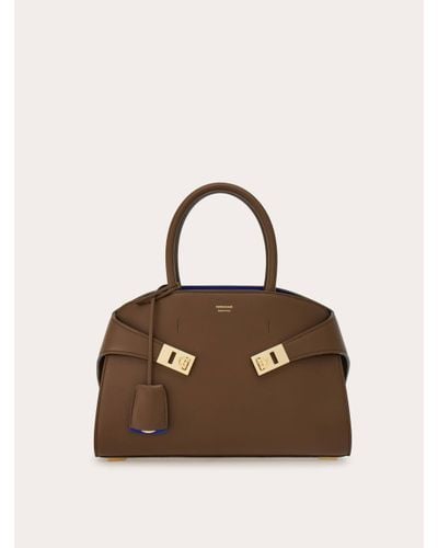 Ferragamo Women Hug Handbag (s) - Brown