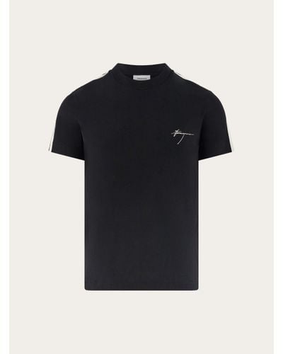 Ferragamo Hommes T-Shirt Sportive Noir