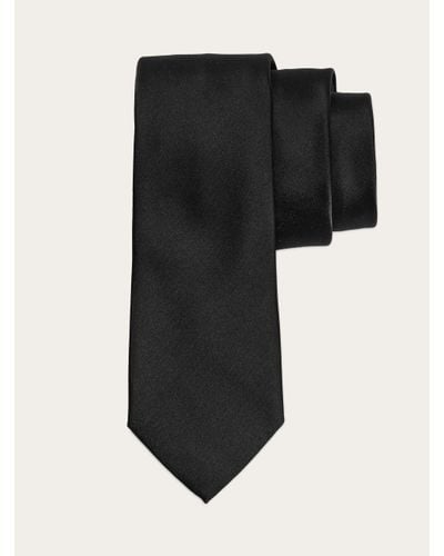 Ferragamo Silk Tie - Black