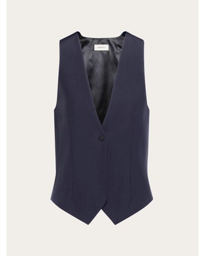 Ferragamo Tailored Waistcoat - Blue