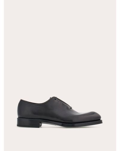 Ferragamo Herren Tramezza Oxford-Schuh mit verdeckter Schnürung - Weiß