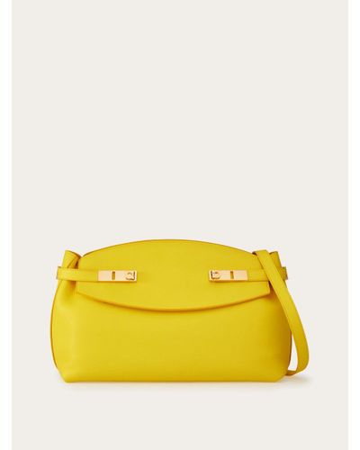 Ferragamo Bolso de hombro Hug - Amarillo