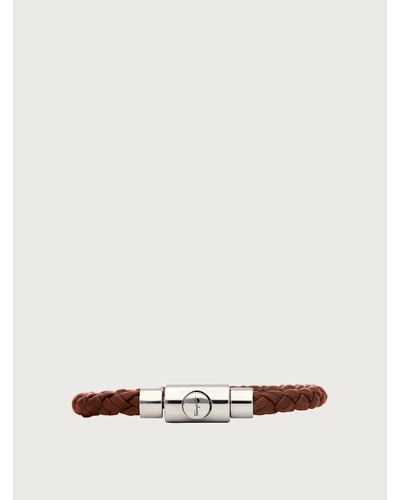 Ferragamo Leather Bracelet - Brown