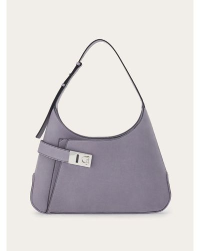 Ferragamo Hobo Shoulder Bag (l) - Purple