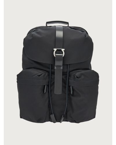 Ferragamo Technical Backpack - Black