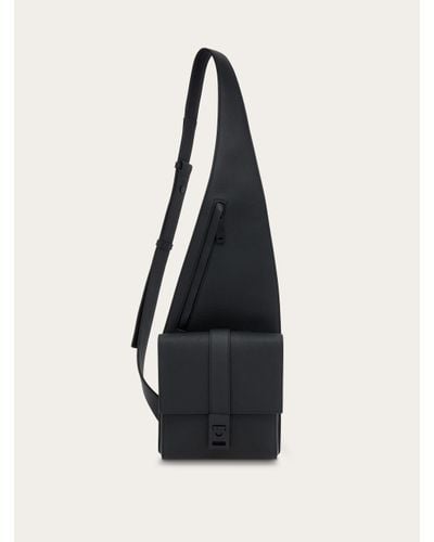 Ferragamo Asymmetric Shoulder Bag - White