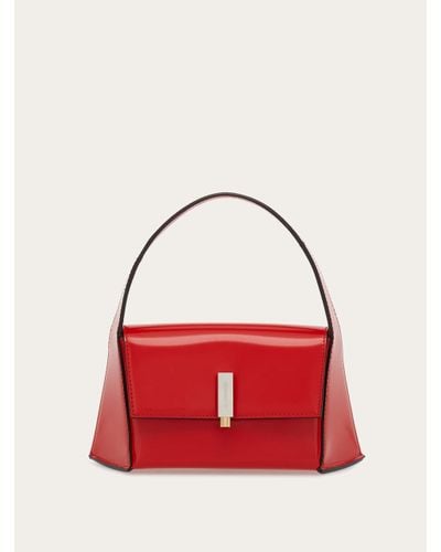 Ferragamo Women Geometric Mini Bag - Red