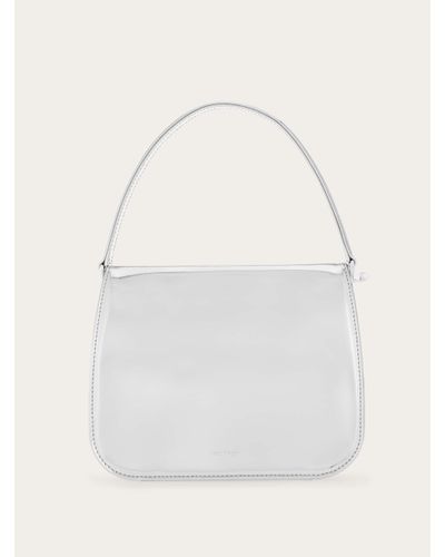Ferragamo Framed Handbag (S) - White